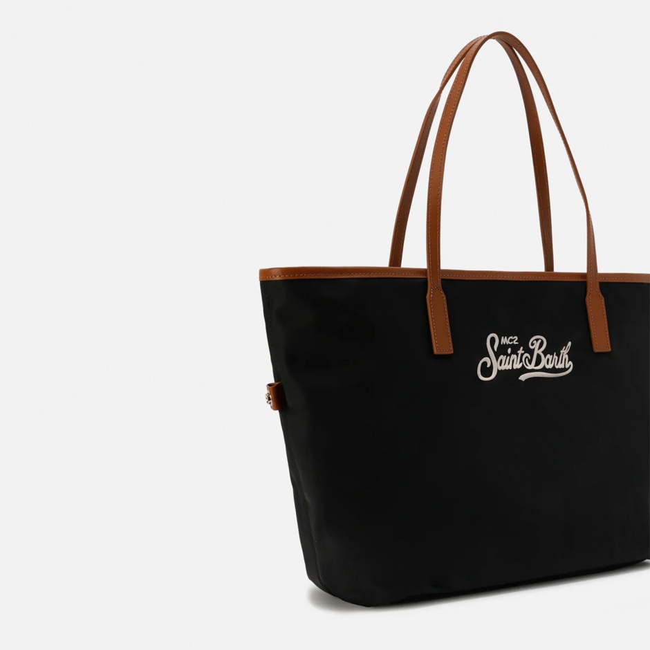 SAINT BARTH Geantă damă cumpărături Black City - vezi 3