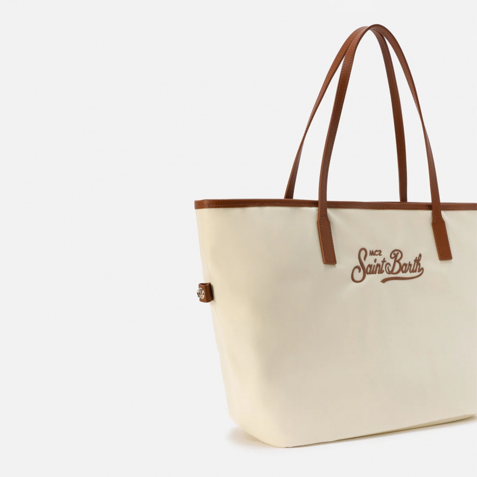 SAINT BARTH Geantă cumpărături damă White City - vezi 3