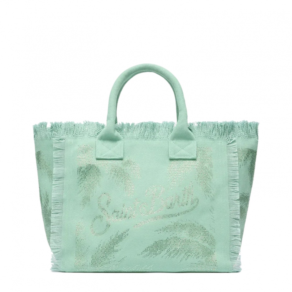 SAINT BARTH Geantă de plajă verde - vezi 1
