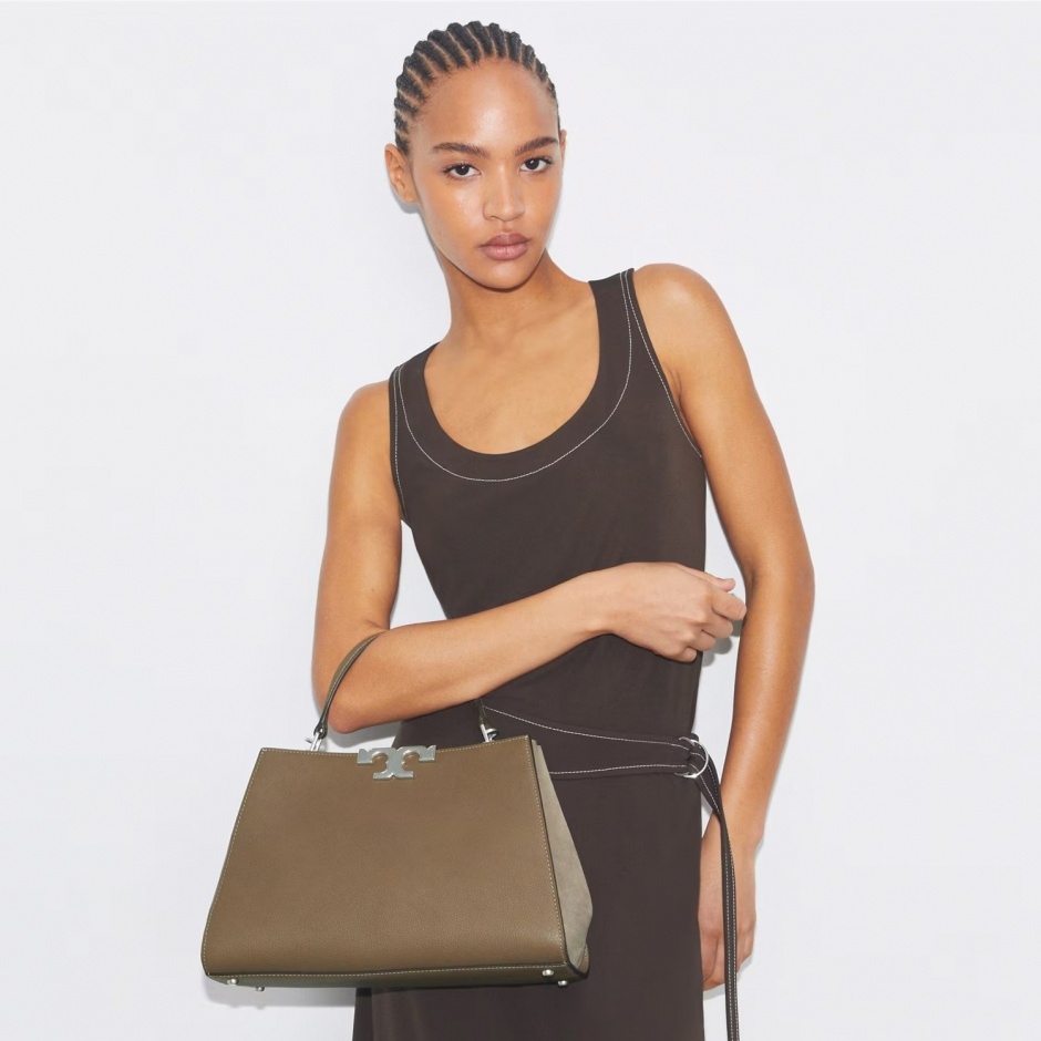 TORY BURCH Geantă damă bej Eleanor Pebbled - vezi 3