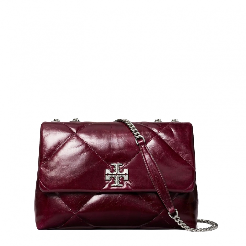 TORY BURCH Geantă damă bordeaux Kira Diamond - vezi 1