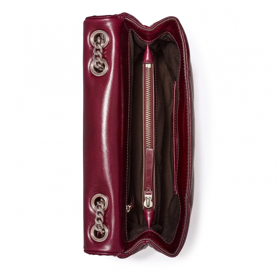 TORY BURCH Geantă damă bordeaux Kira Diamond - vezi 4