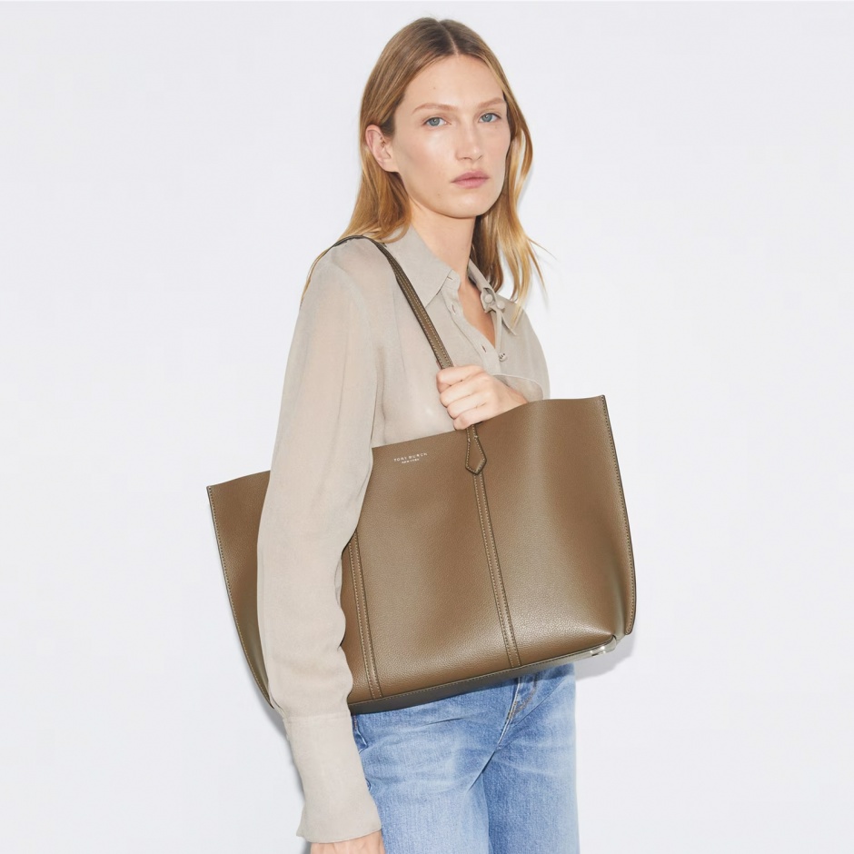 TORY BURCH Geantă damă maro Perry - vezi 3