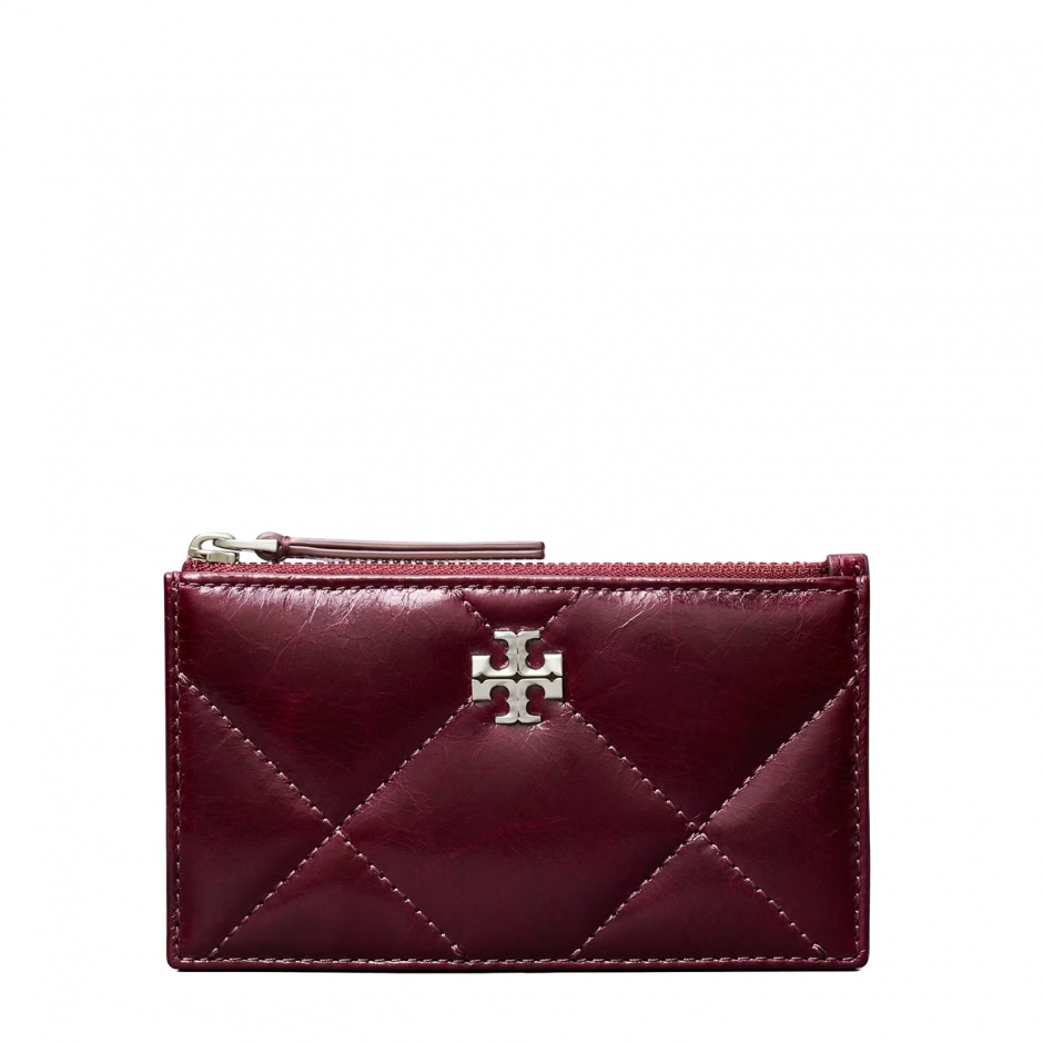 TORY BURCH Portofel damă roșu Kira Diamond - vezi 1