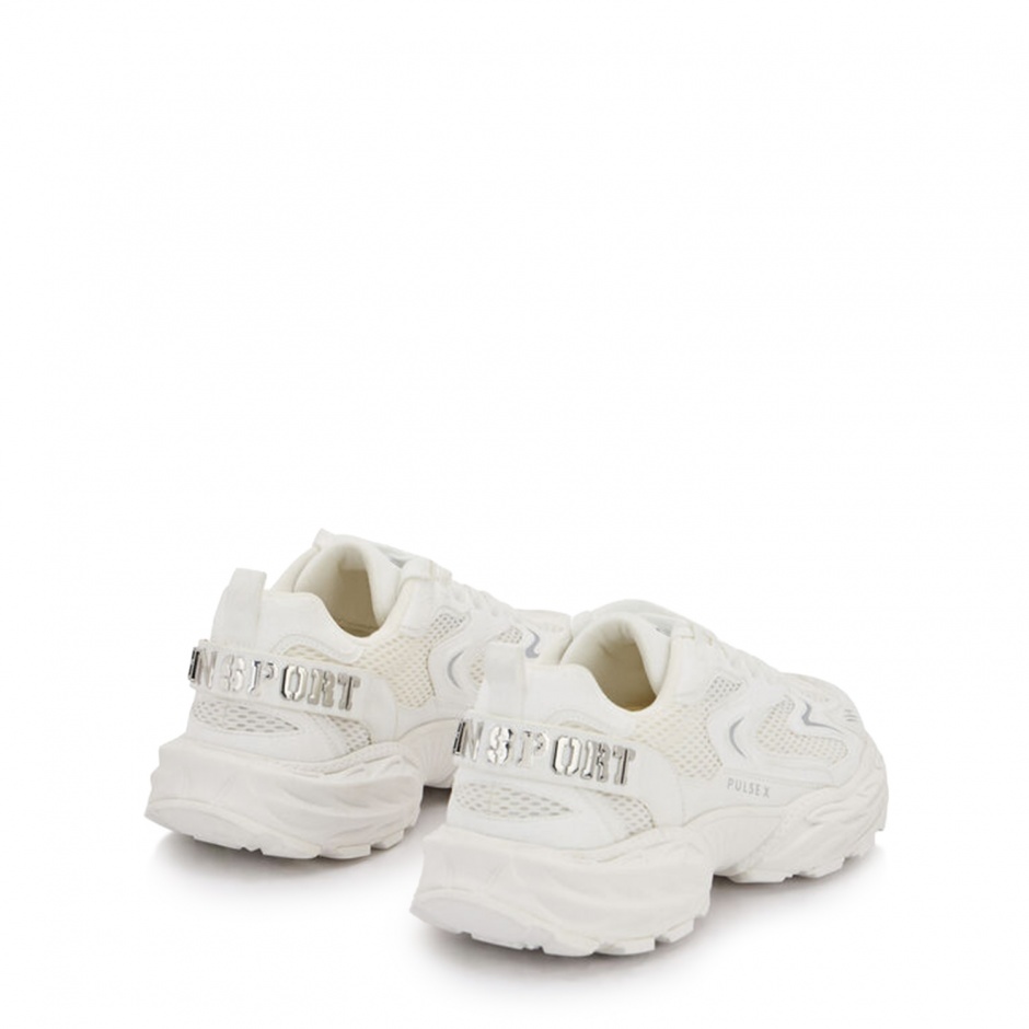 PLEIN SPORT Adidași damă albi PULSE X - vezi 3 - Pepina.ro PLEIN SPORT Adidași damă albi PULSE X - vezi 3