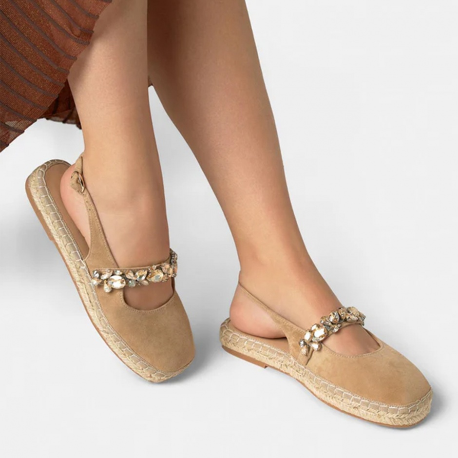 ALMA EN PENA Espadrile damă bej - vezi 5