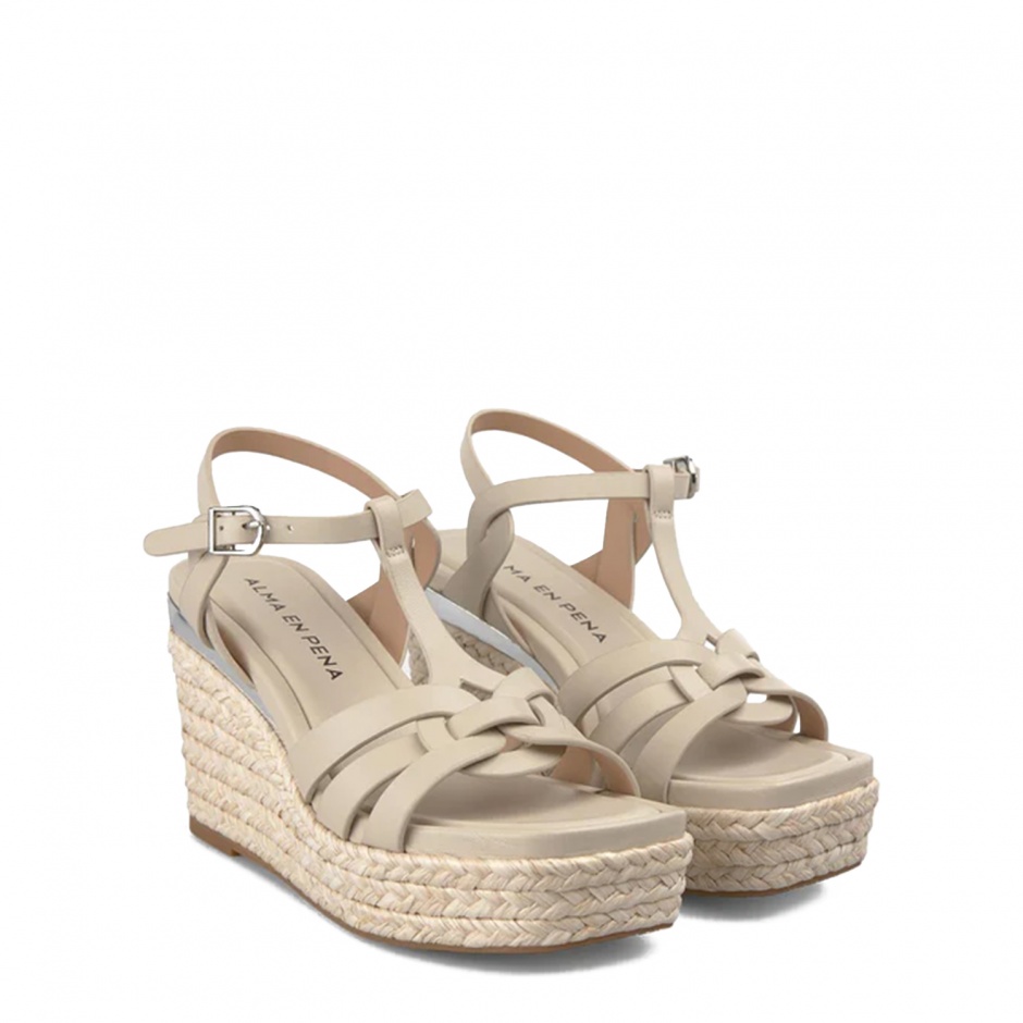 ALMA EN PENA Sandale damă bej - vezi 2