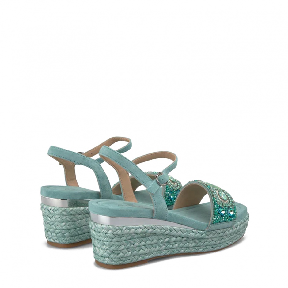 Alma En Pena Sandale damă albaștri cu strasuri - vezi 3