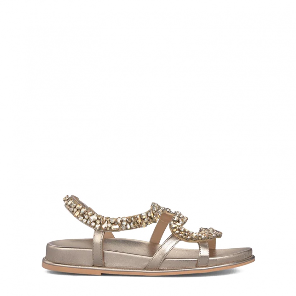 ALMA EN PENA Sandale damă aurii - vezi 1