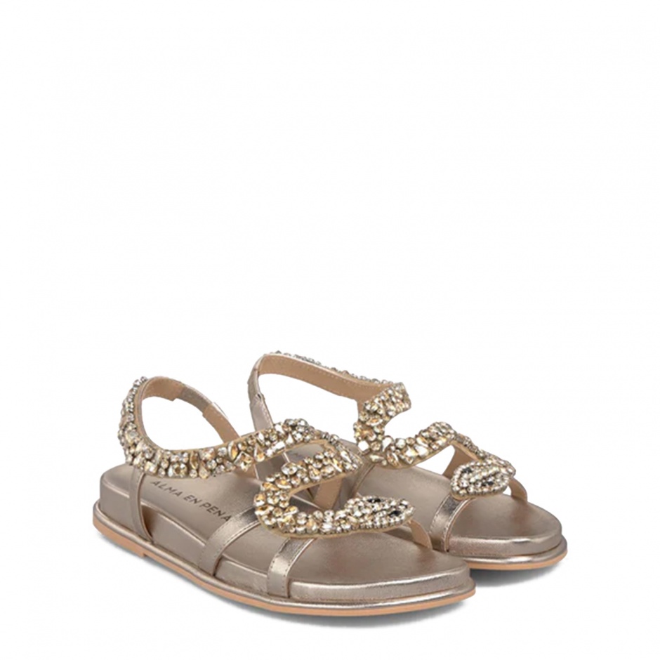 ALMA EN PENA Sandale damă aurii - vezi 2