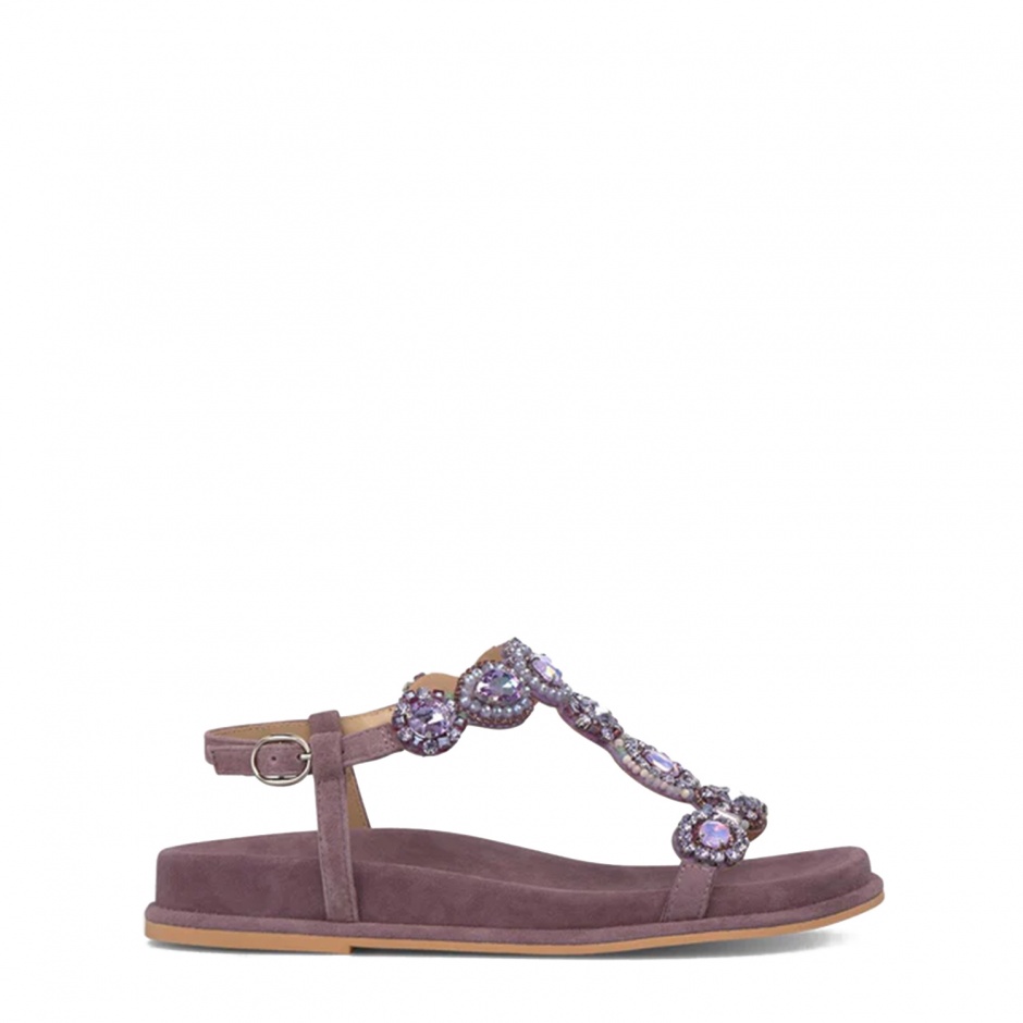 Alma En Pena Sandale damă mov cu cristale - vezi 1 - Pepina.ro Alma En Pena Sandale damă mov cu cristale - vezi 1