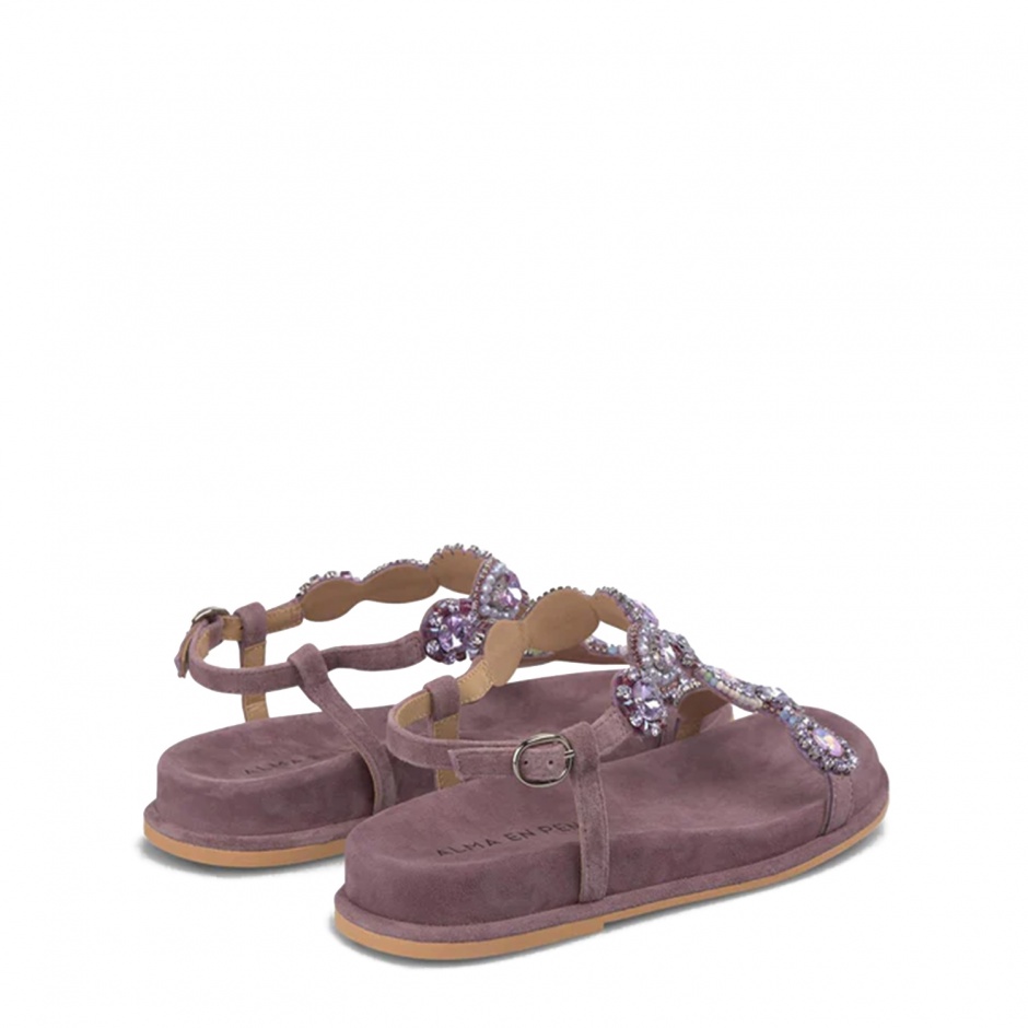 Alma En Pena Sandale damă mov cu cristale - vezi 3 - Pepina.ro Alma En Pena Sandale damă mov cu cristale - vezi 3