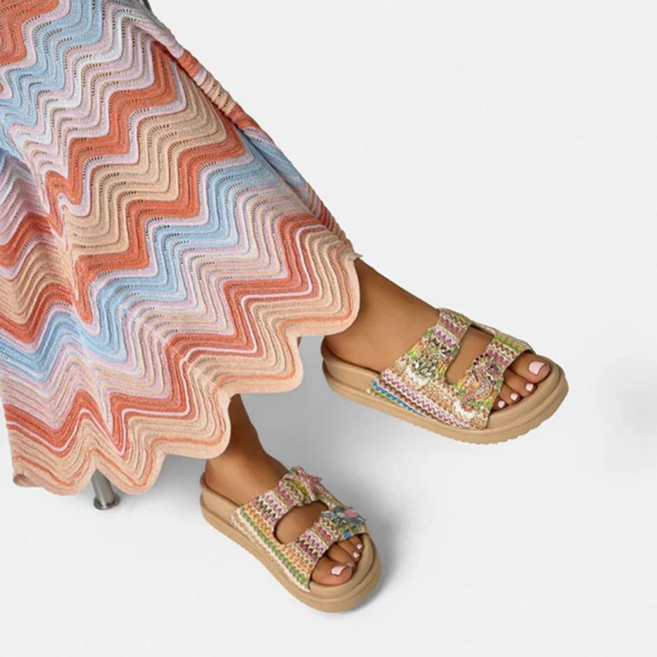 ALMA EN PENA Papuci damă cu broșe - vezi 5