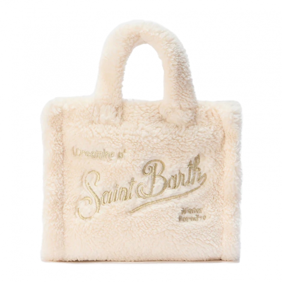 SAINT BARTH Geantă damă albă Vanity Teddy - vezi 1 - Pepina.ro SAINT BARTH Geantă damă albă Vanity Teddy - vezi 1