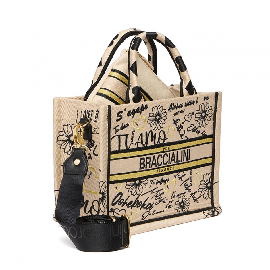 Braccialini Geantă de damă bej Queen - vezi 2