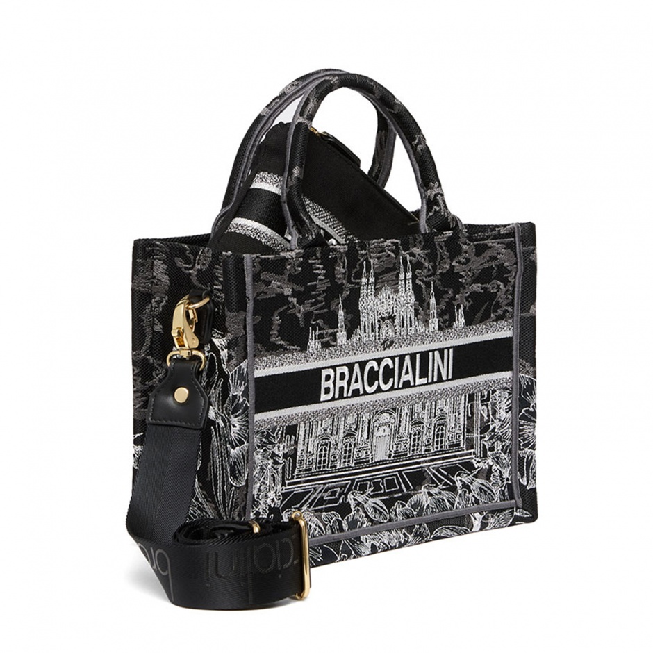 Braccialini Geantă de damă neagră Queen - vezi 2