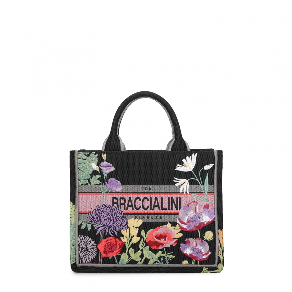 Braccialini Geantă damă cu broderie Queen Floral - vezi 1 - Pepina.ro Braccialini Geantă damă cu broderie Queen Floral - vezi 1