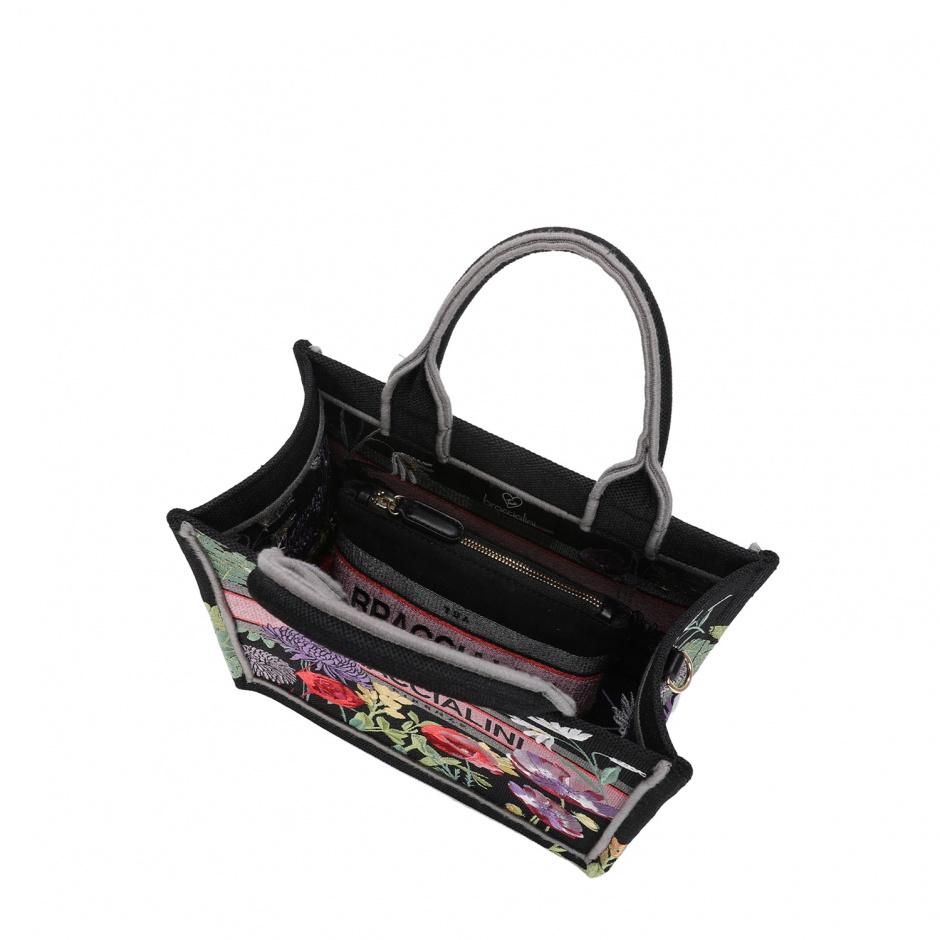 Braccialini Geantă damă cu broderie Queen Floral - vezi 2 - Pepina.ro Braccialini Geantă damă cu broderie Queen Floral - vezi 2