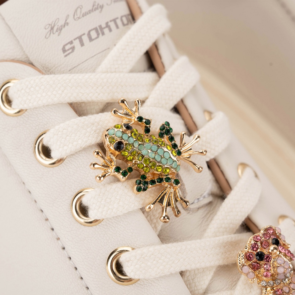 STOKTON Adidași damă cu broșe - vezi 3