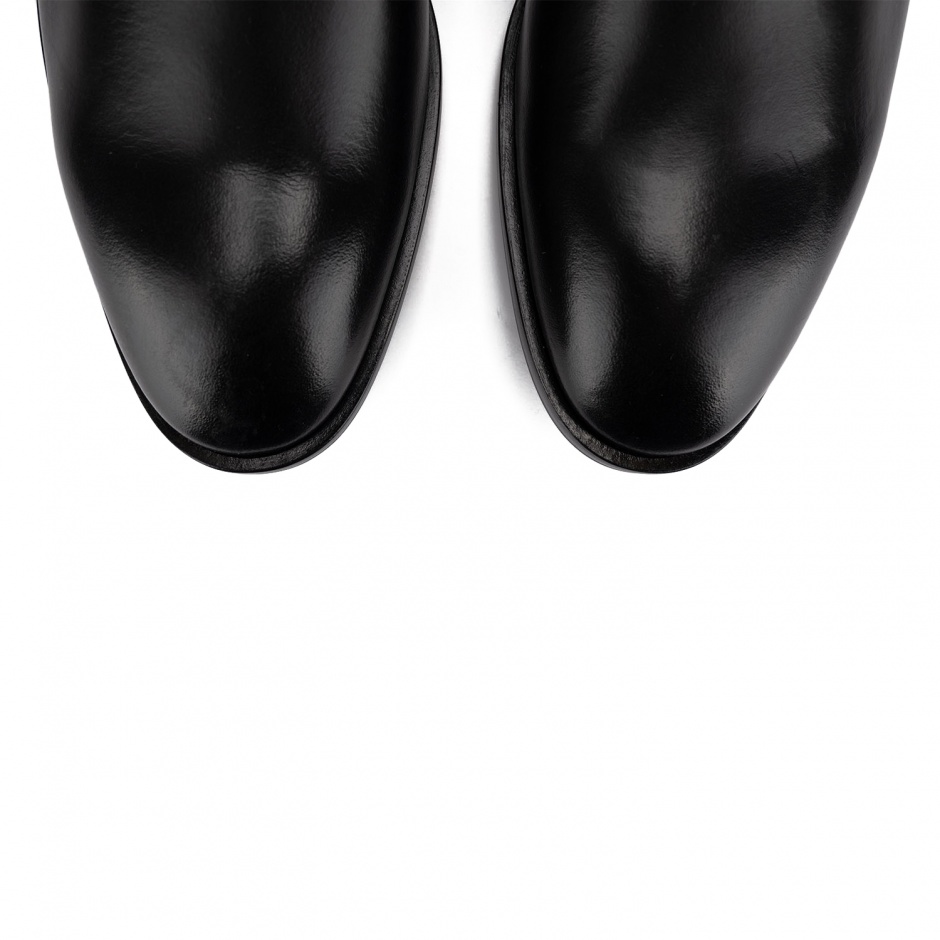 Roberto Cavalli Ghete bărbați negre din piele - vezi 7