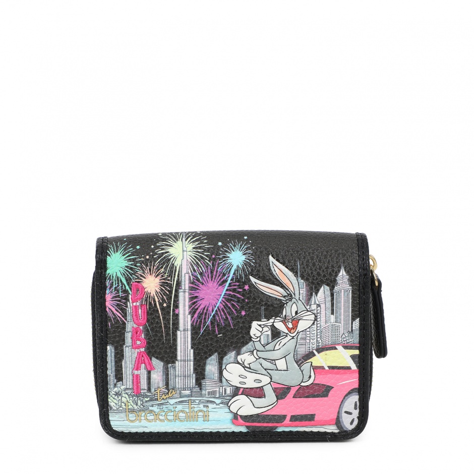 Braccialini Portofel damă negru Cartoline Lt - vezi 1