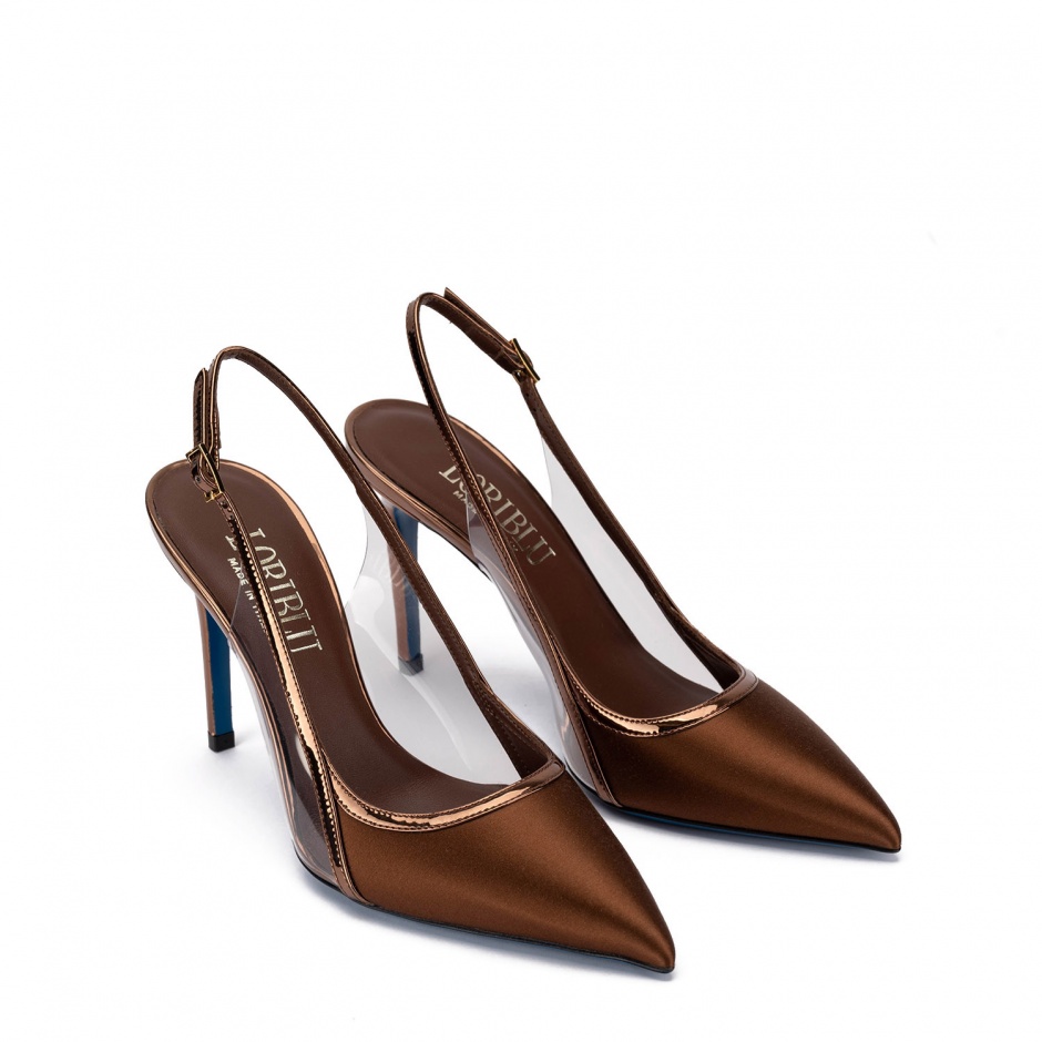 Loriblu Pantofi damă maro din satin - vezi 2