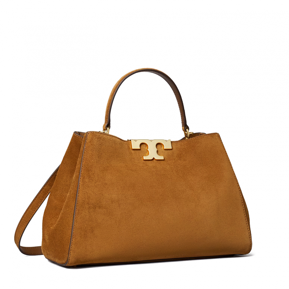 TORY BURCH Geantă damă maro Eleanor Satchel - vezi 2 - Pepina.ro TORY BURCH Geantă damă maro Eleanor Satchel - vezi 2