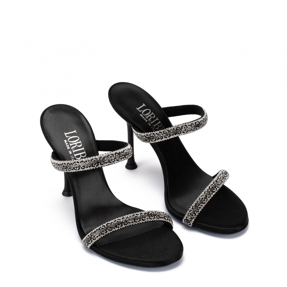 Loriblu Papuci damă negri cu cristale - vezi 2