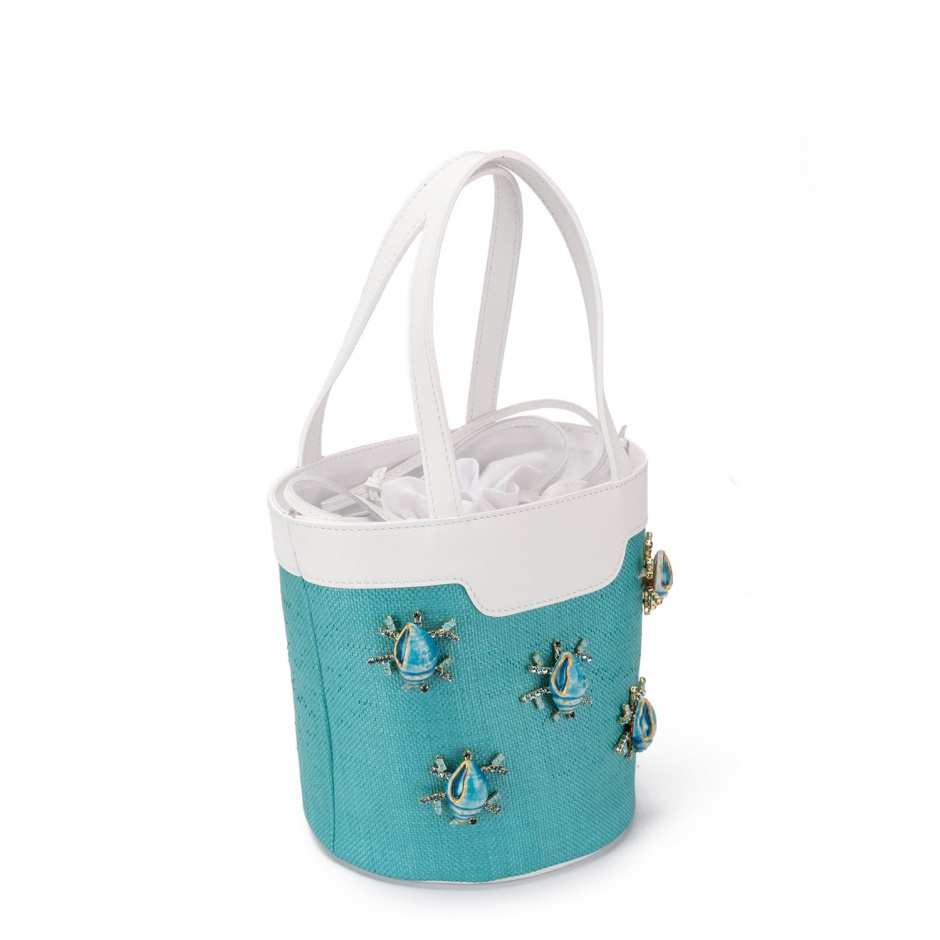 PAOLA FIORENZA Geantă damă albastră - vezi 2