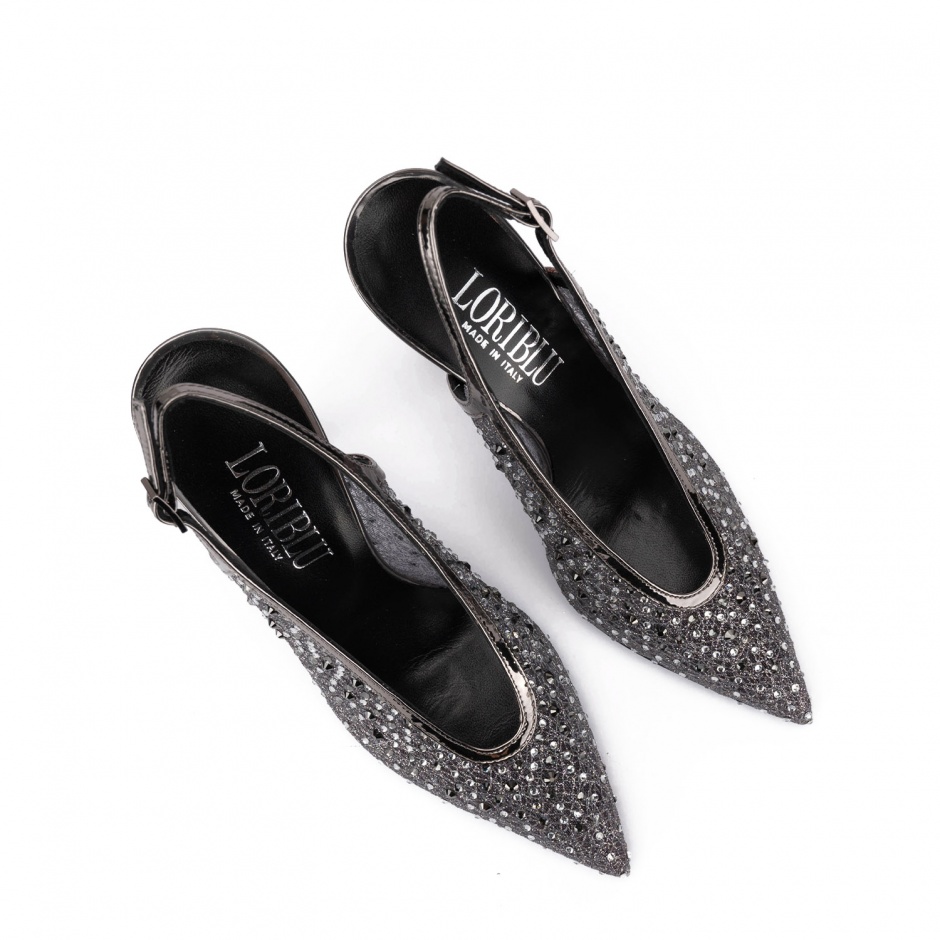Loriblu Pantofi damă argintii cu cristale - vezi 3