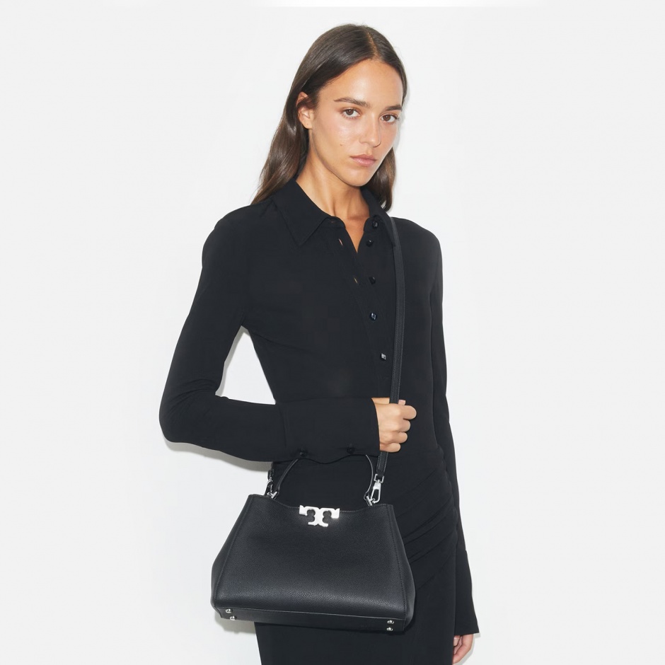 TORY BURCH Geantă damă neagră Medium Eleanor - vezi 4 - Pepina.ro TORY BURCH Geantă damă neagră Medium Eleanor - vezi 4