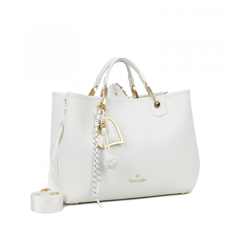 Braccialini Geantă damă albă Beth Jewels - vezi 2 - Pepina.ro Braccialini Geantă damă albă Beth Jewels - vezi 2