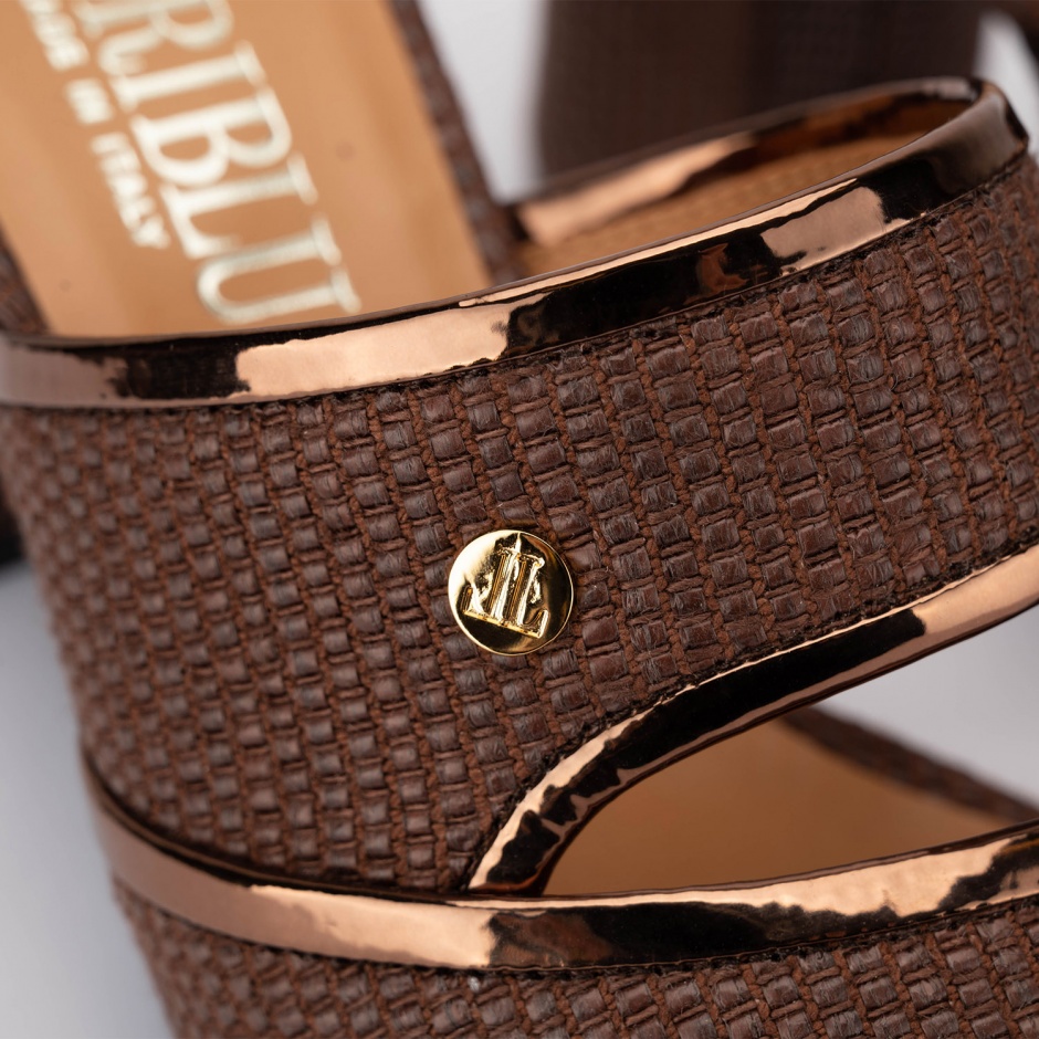 Loriblu Papuci damă maro cu toc - vezi 5