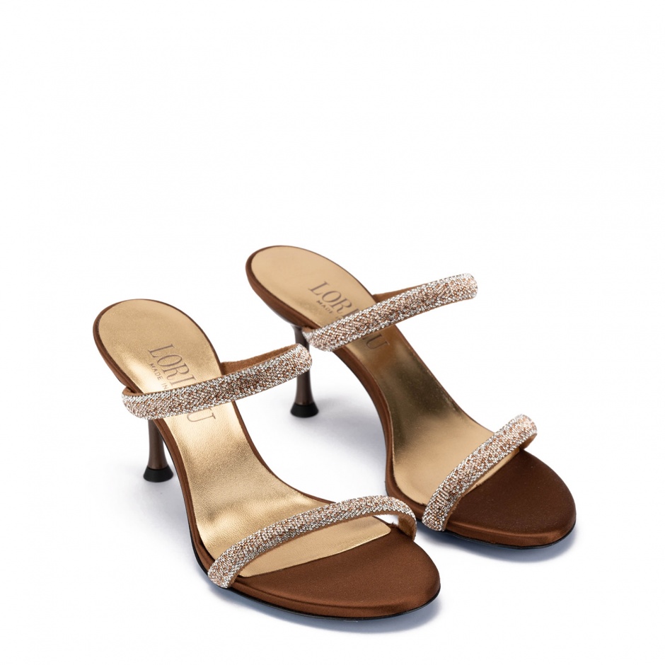 Loriblu Papuci damă aurii cu cristale - vezi 2