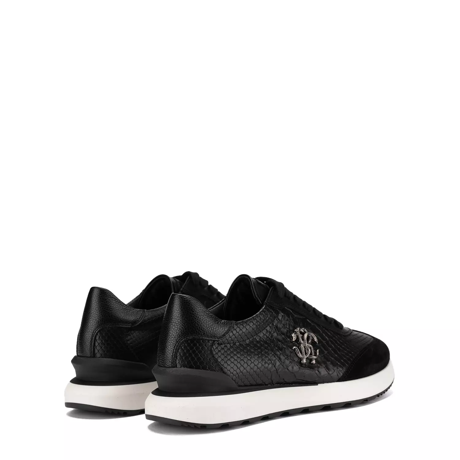 Pantofi sport bărbați negri Roberto Cavalli - Pepina.ro